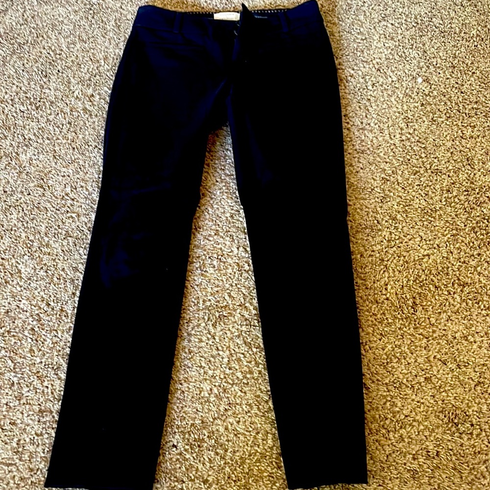 The essential slim black trouser pants